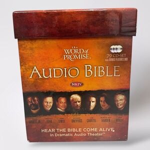 The Word of Promise Audio Bible NKJV 79‎ CD Set Drama Theatre Incomplete